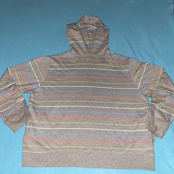 ASHLEY STEWART sweatshirt long sleeve zip up hoodie 2 pockets NEW size 14/16 - Picture 2 of 11